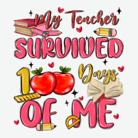 My Teacher Survived 100 Days Of Me Urban Heavy Tee | Teevron