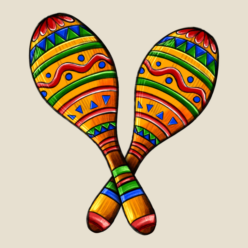 Mexican Maracas Urban Heavy Tee by AdoDesignShop | Teevron