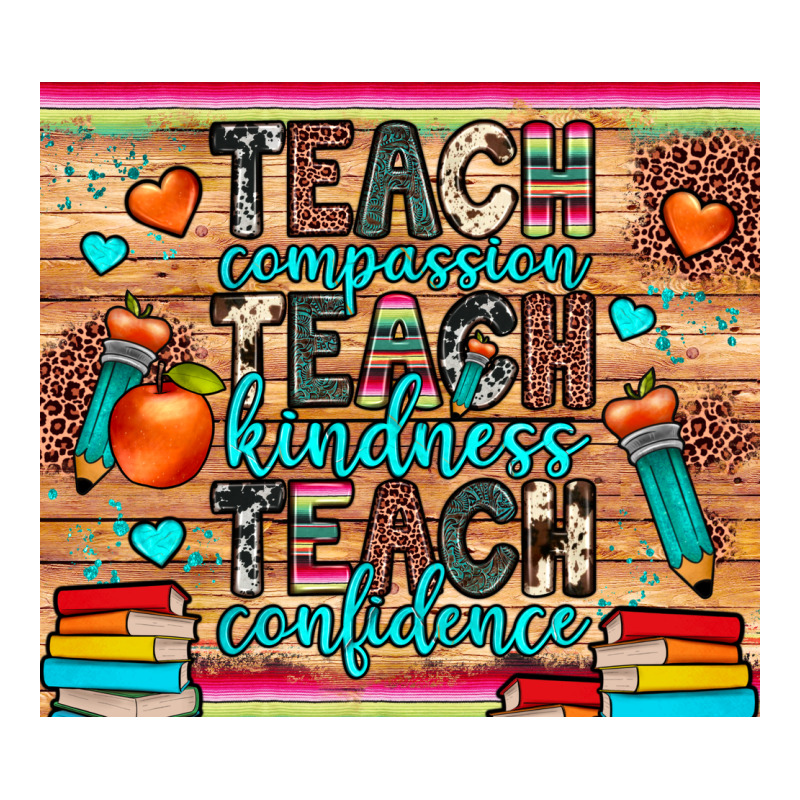 Teach Compassion Kindness Confidence Premium Tee by JahusDesignShop | Teevron
