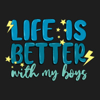 Life Is Better With My Boys Classic Tee | Teevron