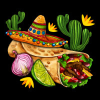 Burrito  With Sombrero And Union With Cactus Premium Tee | Teevron
