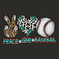 Peace Love Baseball Heavy Core Tee | Teevron