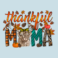 Thankful Mama Highland Cow Ladies Tee | Teevron