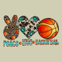 Peace Love Basketball Heavy Core Tee | Teevron