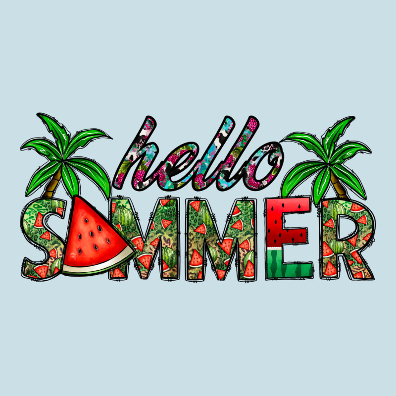 Hello Summer Ladies Tee by CowhideDigitalArt | Teevron