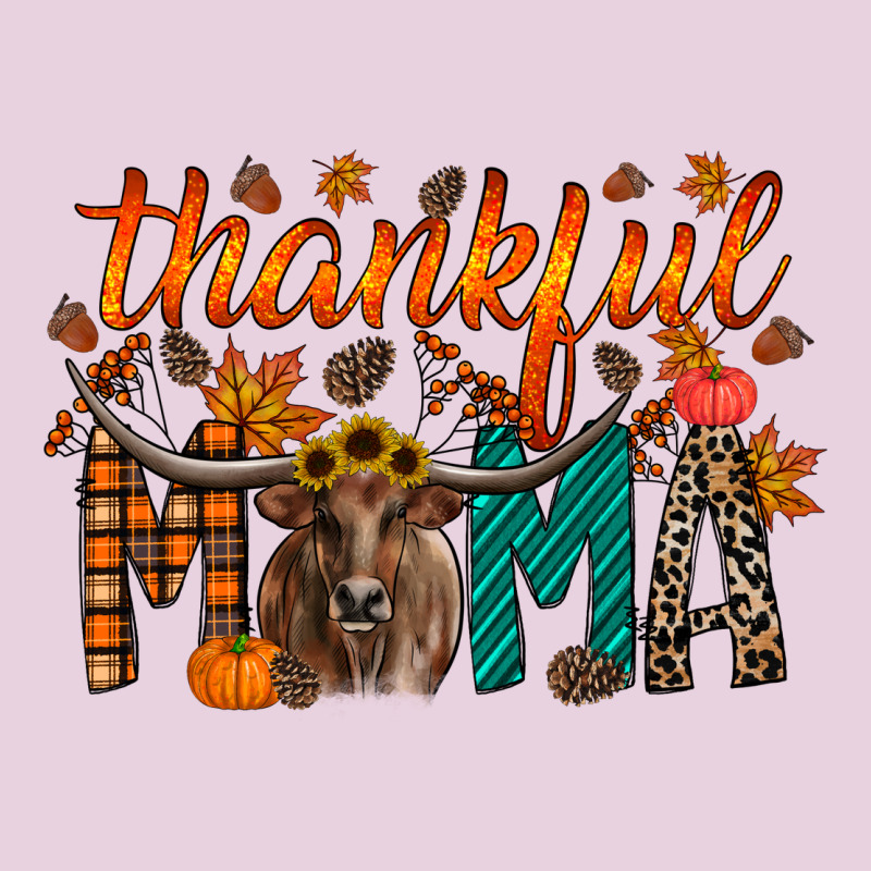 Thankful Mama Longhorn Ladies Tee by RacoonDesign | Teevron