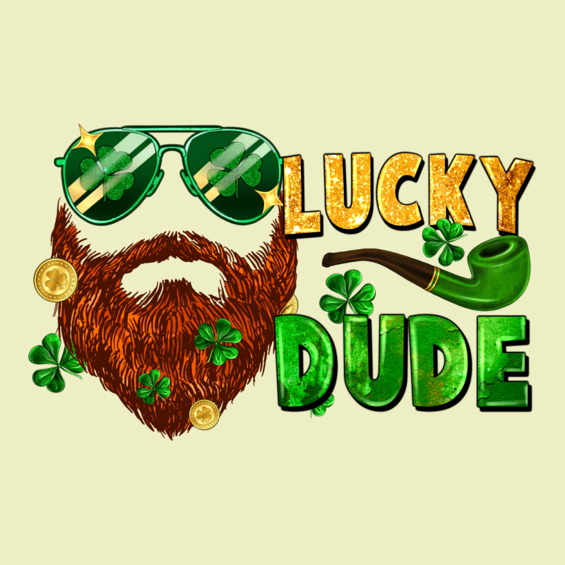 Lucky Dude Saint Patricks Bearded Man Urban Hoodie by FaDigitalArtStudio | Teevron