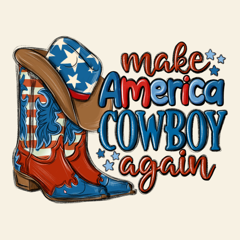 Make America Cowboy Again Vintage Tee by MaliasSmallBusiness | Teevron