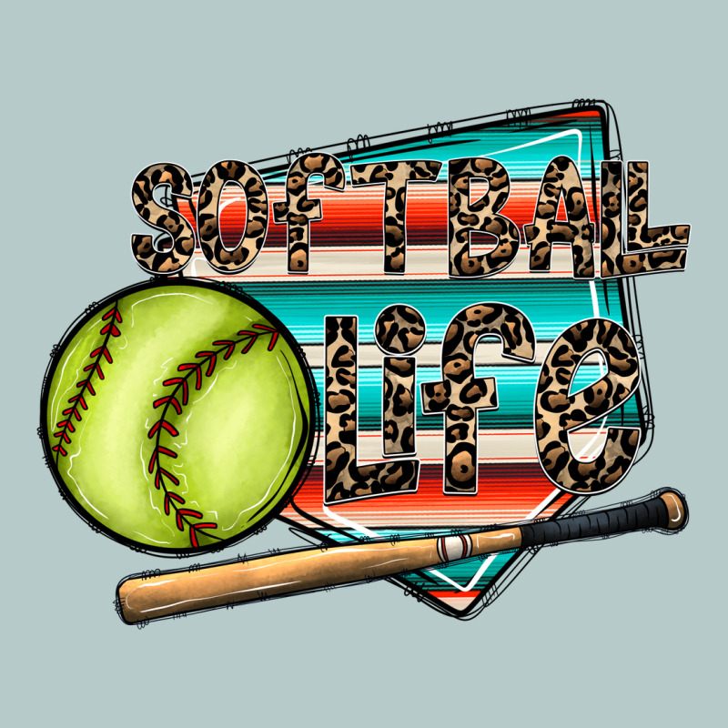 Softball Life Heavy Core Tee by CowhideDigitalArt | Teevron
