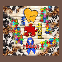 Love Puzzle Ribbon Premium Sweatshirt | Teevron