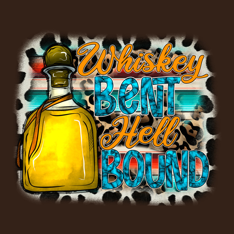 Whiskey Bent Hell Bound Heavy Core Tee by CowhideDigitalArt | Teevron