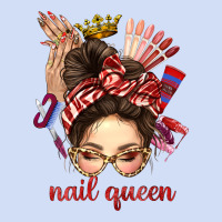 Nail Queen Messy Bun With Crown Bbs Urban Hoodie | Teevron