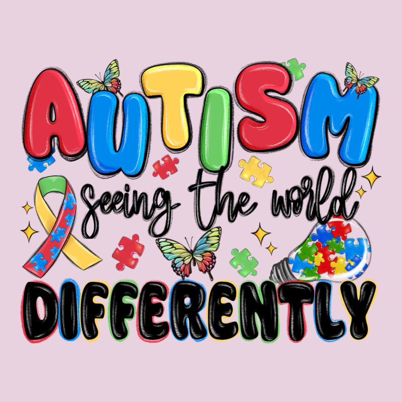 Autism Seeing The World Differently Classic Tee by MaliasSmallBusiness | Teevron