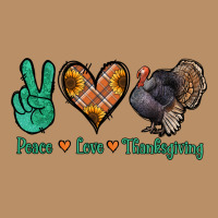 Peace Love Thanksgiving Vintage Hoodie | Teevron