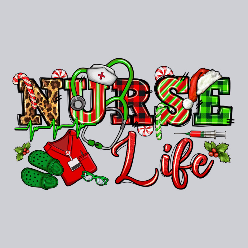 Nurse Life Christmas Heavyweight Sweatshirt by NancyCooperArtShop | Teevron