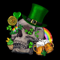 St Patrick's Day Boho Skull Urban Hoodie | Teevron