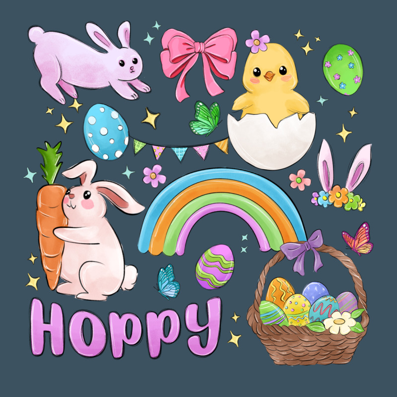 Easter Hoppy Bunny Urban Heavy Tee by MaliasSmallBusiness | Teevron