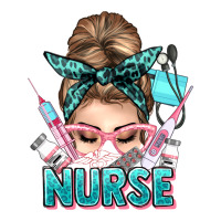 nurse life messy bun | Teevron