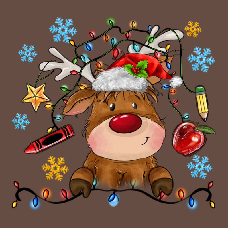 Christmas Deer School Long Sleeve Tee by MaliasSmallBusiness | Teevron