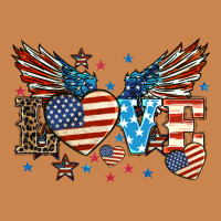 Love America Wings 4th Of July Heavyweight Hoodie | Teevron