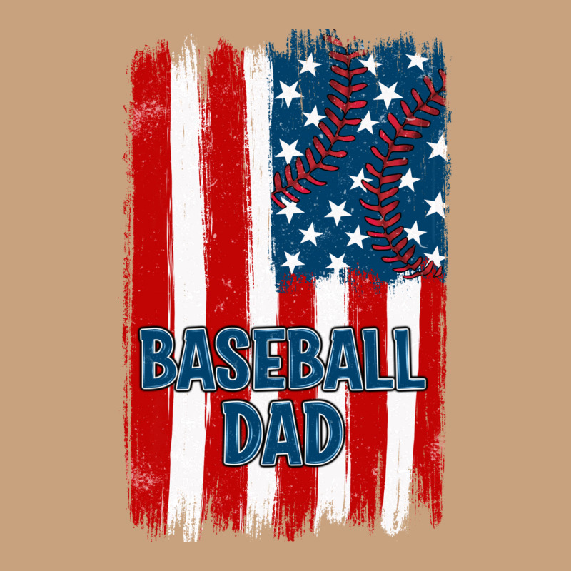 Baseball Dad American Flag Vintage Tee by JahusDesignShop | Teevron