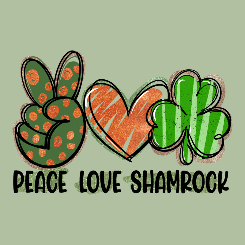 Peace Love Shamrock Urban Hoodie by FaDigitalArtStudio | Teevron