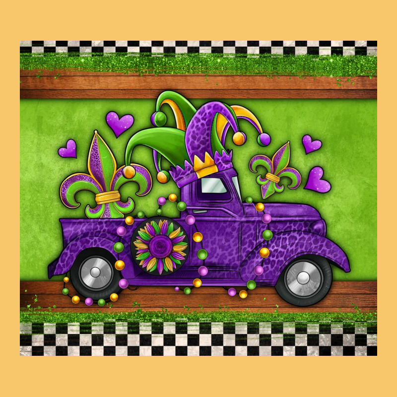 Mardi Gras Truck Vintage Hoodie by Jasminsmagicworld | Teevron