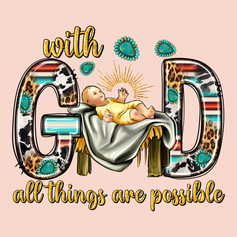 With God All Things Are Possible With Baby Jesus Bbs Urban Hoodie by BundleAndBundleShop | Teevron