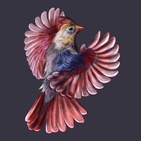 Flying Northern Cardinal Bird Vintage Hoodie | Teevron