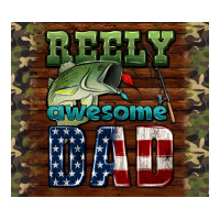 Reely Awesome Dad Ladies Tee | Teevron