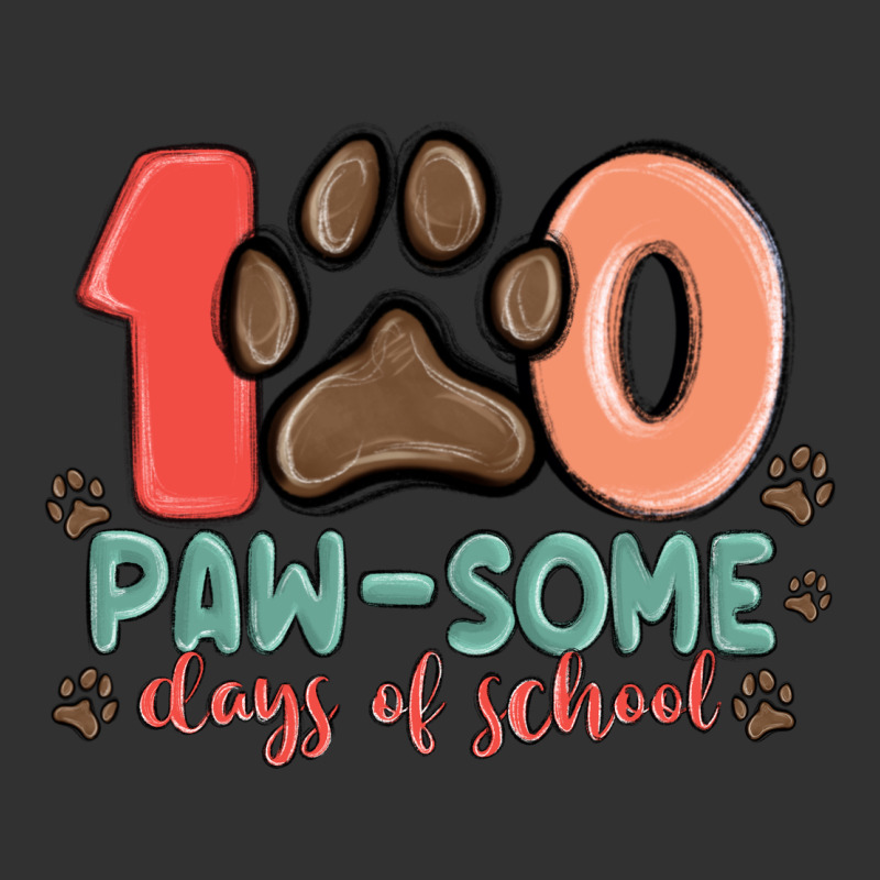 100 Pawsome Days Of School Urban Heavy Tee by MaliasSmallBusiness | Teevron