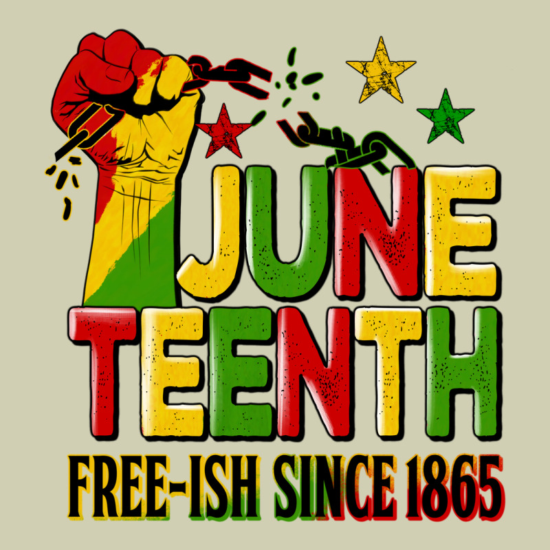 Juneteenth Fist Free Ish Since 1865 Heavy Core Tee by HRA Design Shop | Teevron