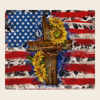 Jesus Christ With American Flag Premium Sweatshirt | Teevron