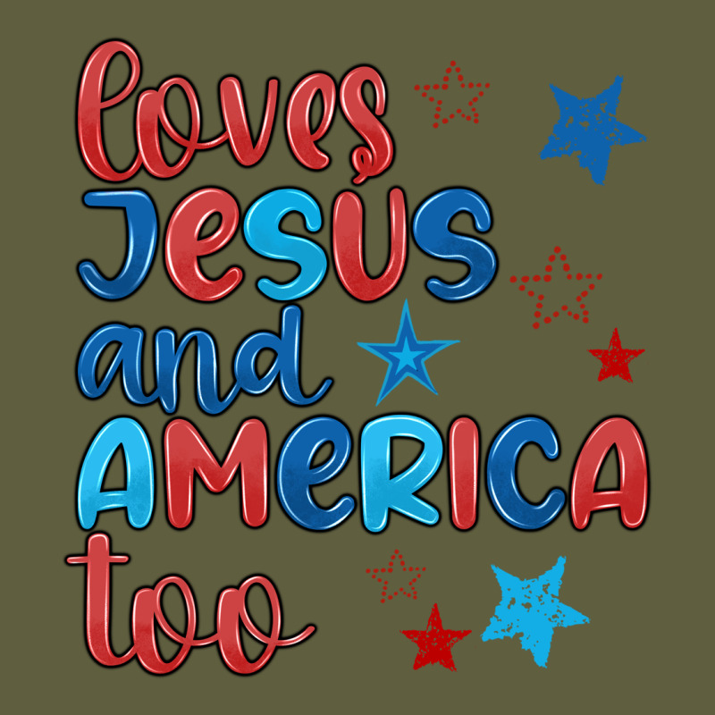 Love Jesus And America Too Vintage Tee by JahusDesignShop | Teevron