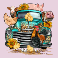 Farm Truck Farm Animals Ladies Tee | Teevron