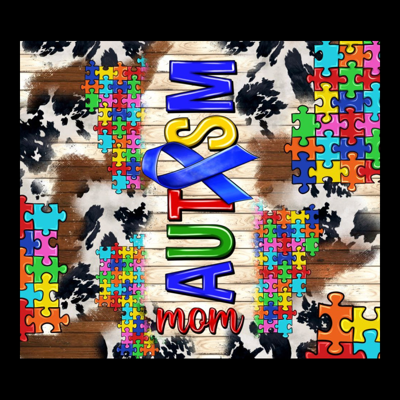 Autism Mom Puzzle Ribbon Premium Sweatshirt by TumblerDesignByShophia | Teevron