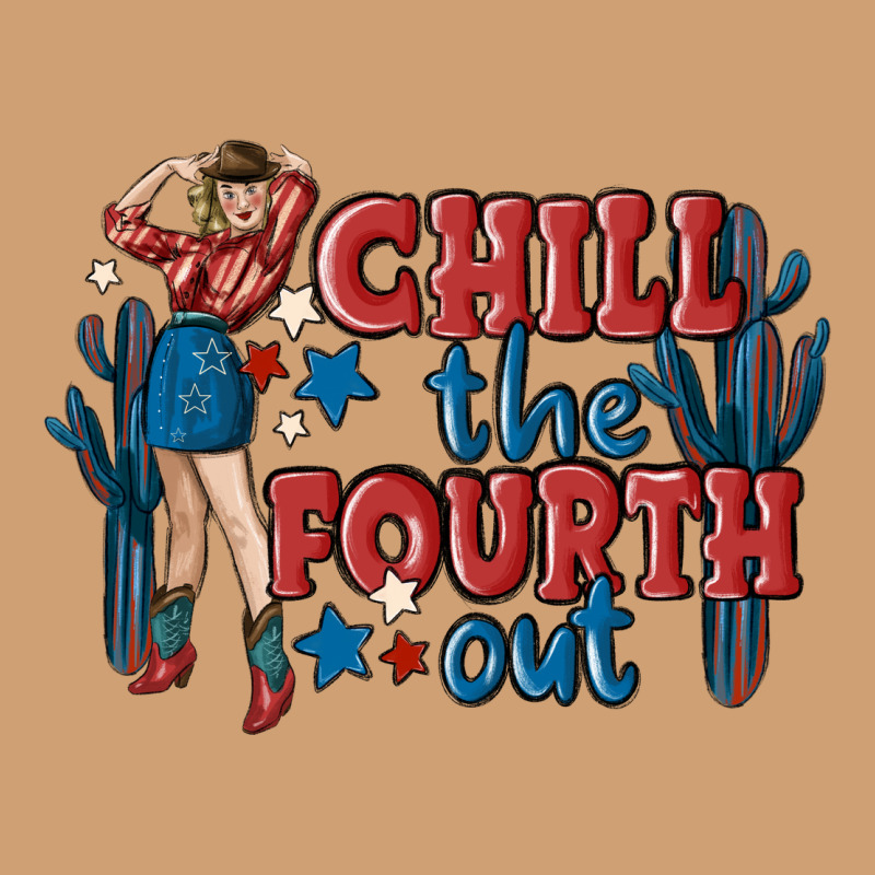 Chill The Fourth Out Malia Vintage Tee by MaliasSmallBusiness | Teevron