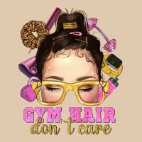 Messy Bun Gym Hair Dont Care Heavyweight Sweatshirt | Teevron