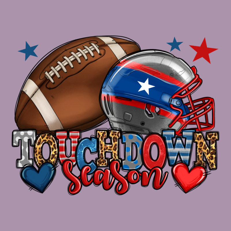 Touchdown Season American Football 4th Of July Heavyweight Hoodie by HowdyJamesFarm | Teevron