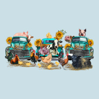 Western Farm Trucks Farm Animals Ladies Tee | Teevron