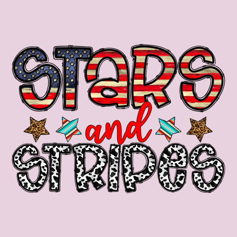 Stars And Stripes Ladies Tee by CowhideDigitalArt | Teevron