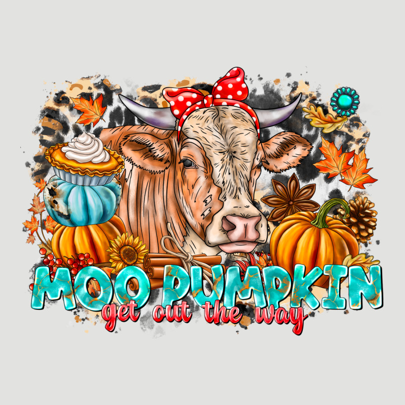Moo Pumpkin Get Out The Way Classic Tee by CowhideDigitalArt | Teevron