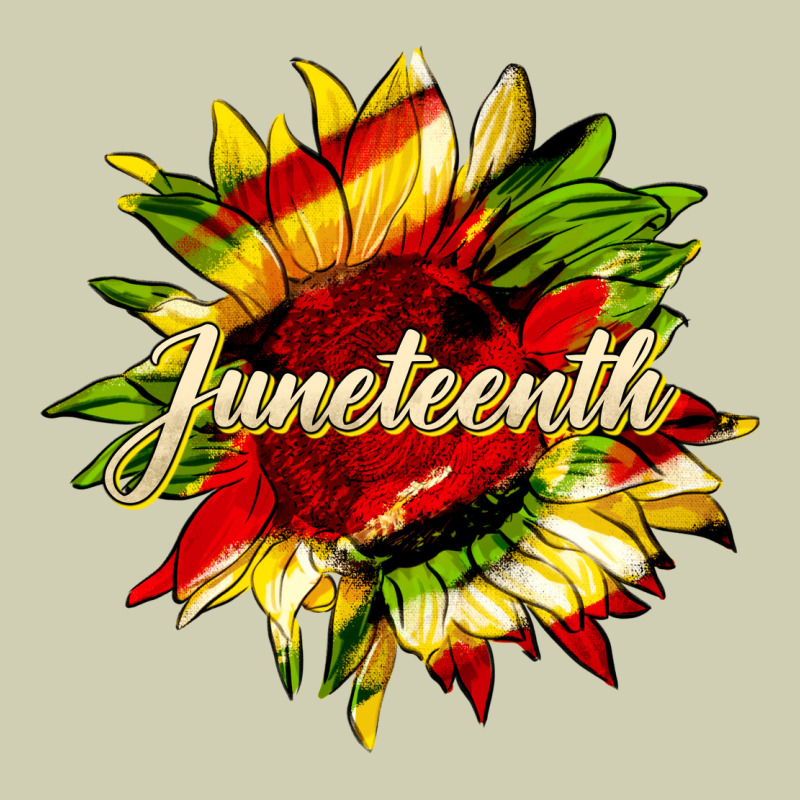 Juneteenth Sunflower Black Lives Matter Heavy Core Tee by HRA Design Shop | Teevron