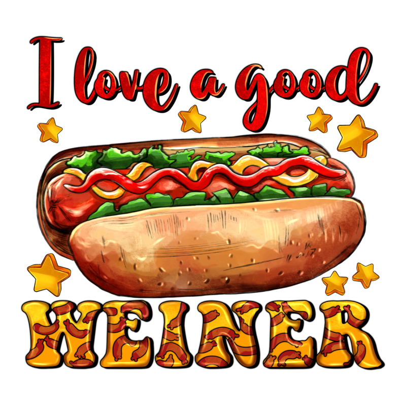 I Love A Good Weiner Premium Tee by AdoDesignShop | Teevron
