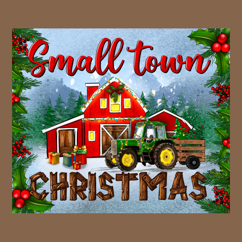 Small Town Christmas Mousepad Premium Tee by BundleAndBundleShop | Teevron