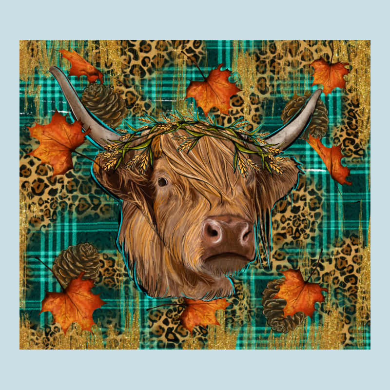 Western Fall Cow Ladies Tee by RanaPortraitStore | Teevron