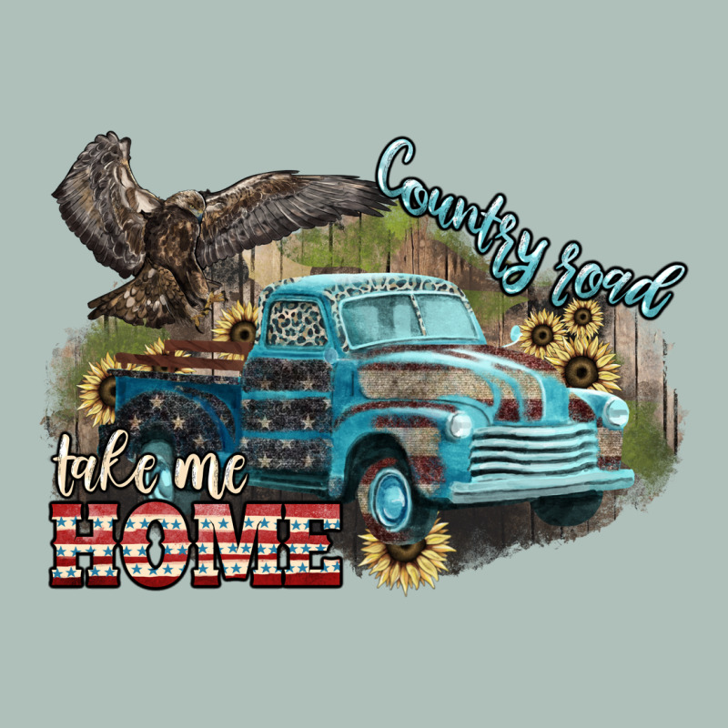 Truck Usa Country Road Take Me Home 4th Of July Heavyweight Hoodie by HowdyJamesFarm | Teevron