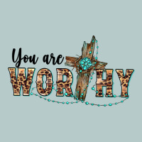 You Are Worthy Cross Heavy Core Tee | Teevron