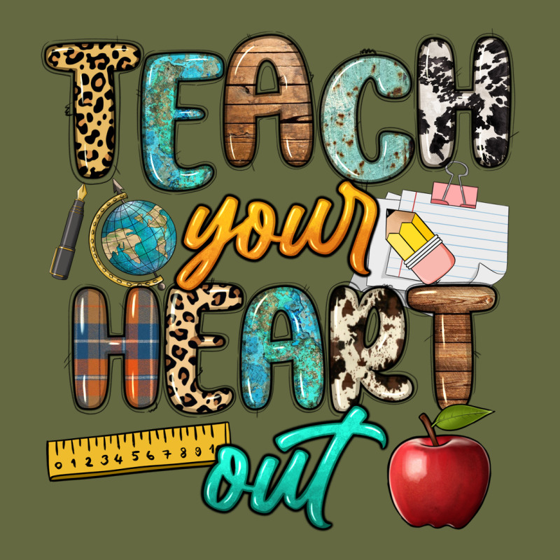 Teach Your Heart Out Long Sleeve Tee by NancyCooperArtShop | Teevron
