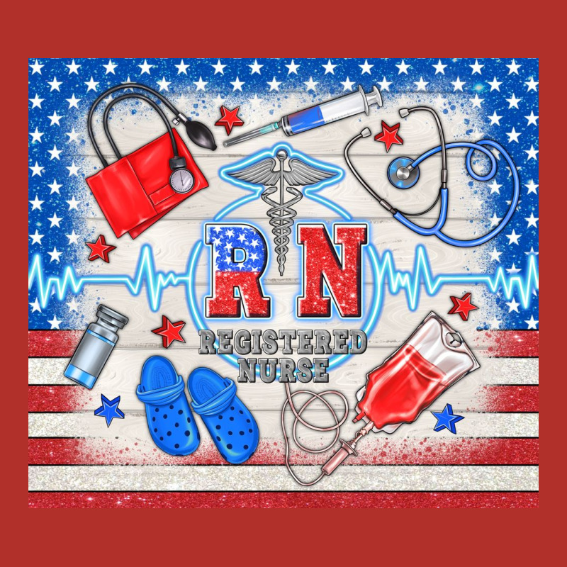 American Memorial Day Rn Registered Nurse Premium Hoodie by TumblerDesignByShophia | Teevron